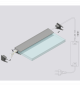 Preview: MICRO 1m für Glasplatte