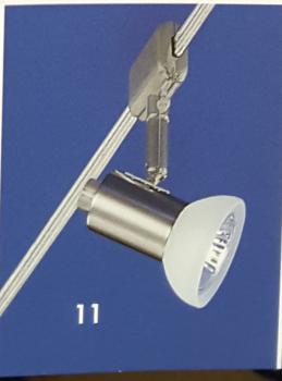 85752 SPOT GU10 nickel/Glas satin