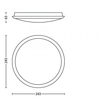 Philips DENIM 243 chrom 690Lumen