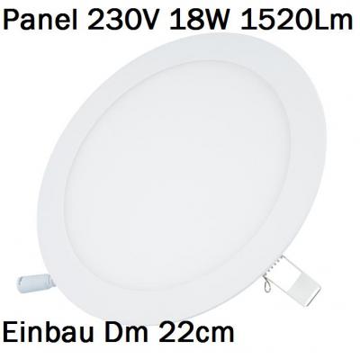 90837 Einbau Dm225mm 18W