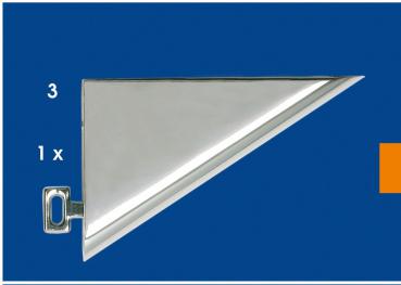 85744 DECKENUMLENKER nickel