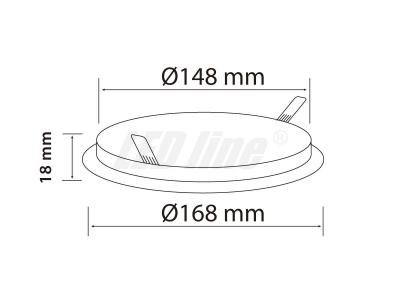 245688 Einbau 170mm 12Watt