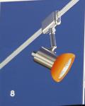 86218 SPOT GU10 nickel/Glas orange