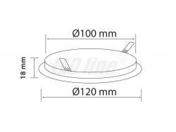 Preview: 245671 Einbau 120mm 6Watt