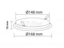 Preview: 245688 Einbau 170mm 12Watt